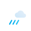Previsão para Segunda, 31: Chuva