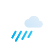 Previsão para Quarta, 01: Pancadas de Chuva